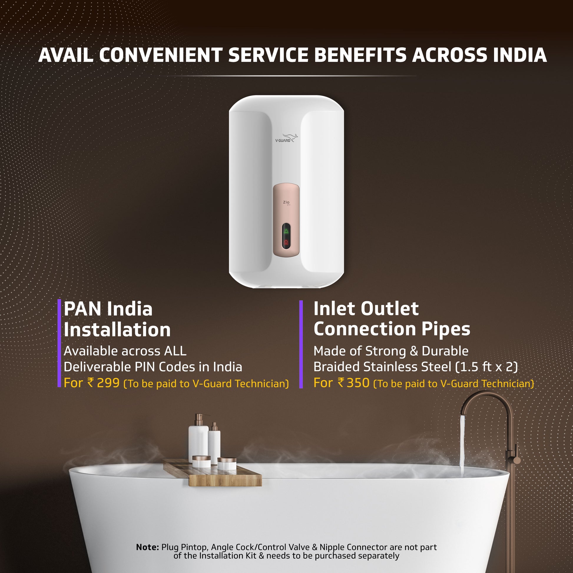 V-Guard Industries Limited Zio Pro L Instant Water Heater with