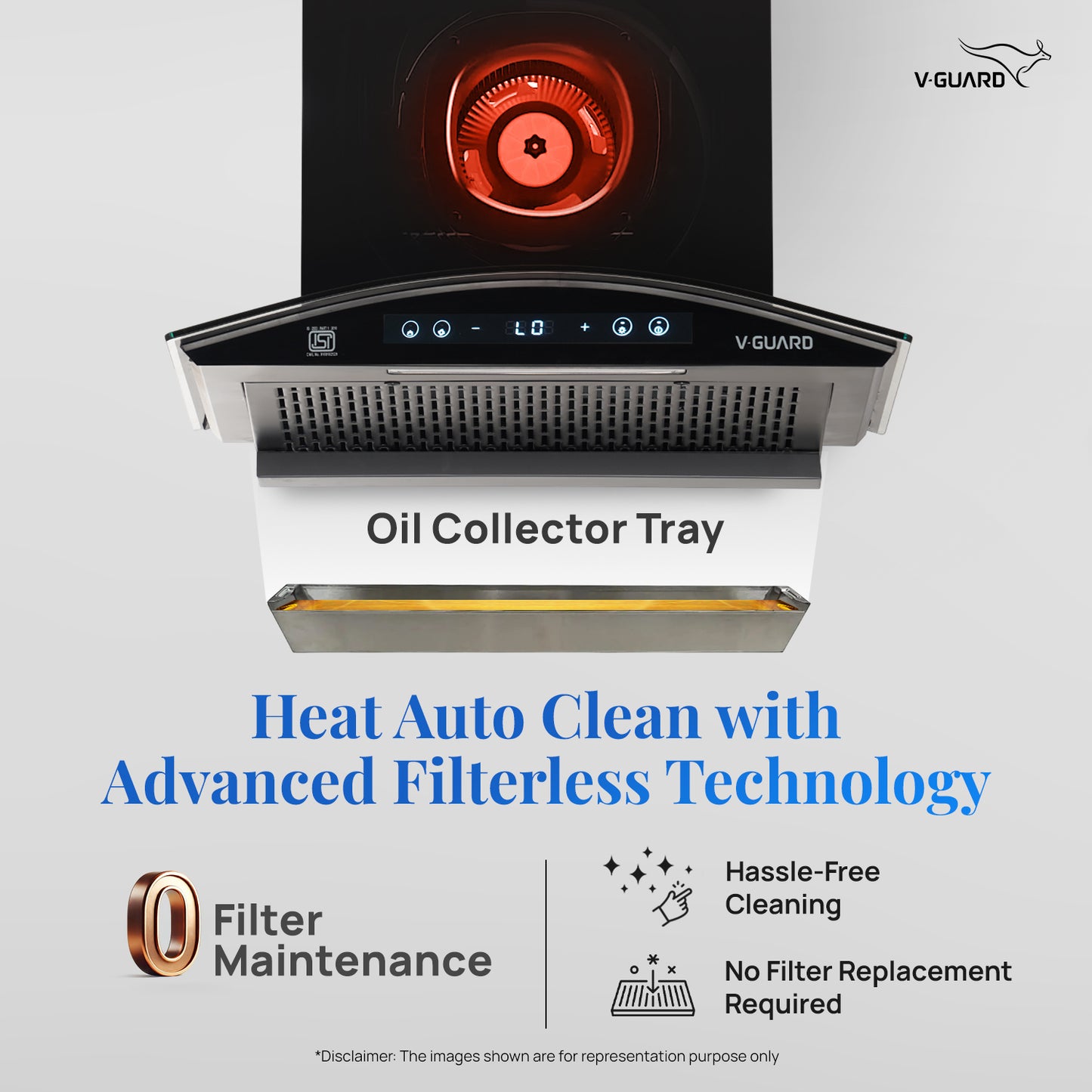 BX 60 | 60 cm BLDC Chimney | 1500 m³/hr suction | Low Noise Operation | Heat Auto Clean | 10 Year Motor Warranty | Touch Panel with Gesture Control