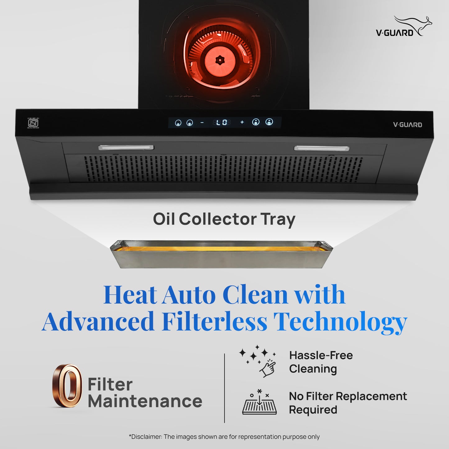 BT 90 | 90 cm BLDC Chimney | 1500 m³/hr suction | Low Noise Operation | Heat Auto Clean | 10 Year Motor Warranty | Touch Panel with Gesture Control