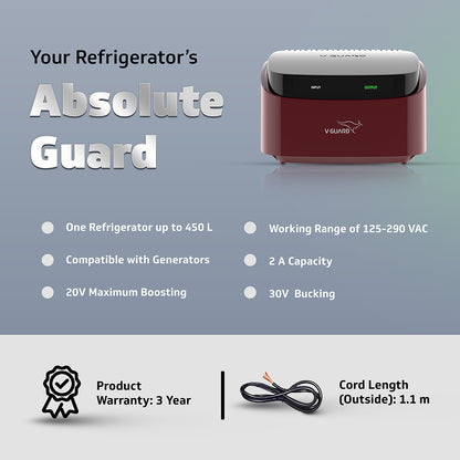 V-Guard Trossia 450 Stabilizer for Refrigerator up to 450 Litre