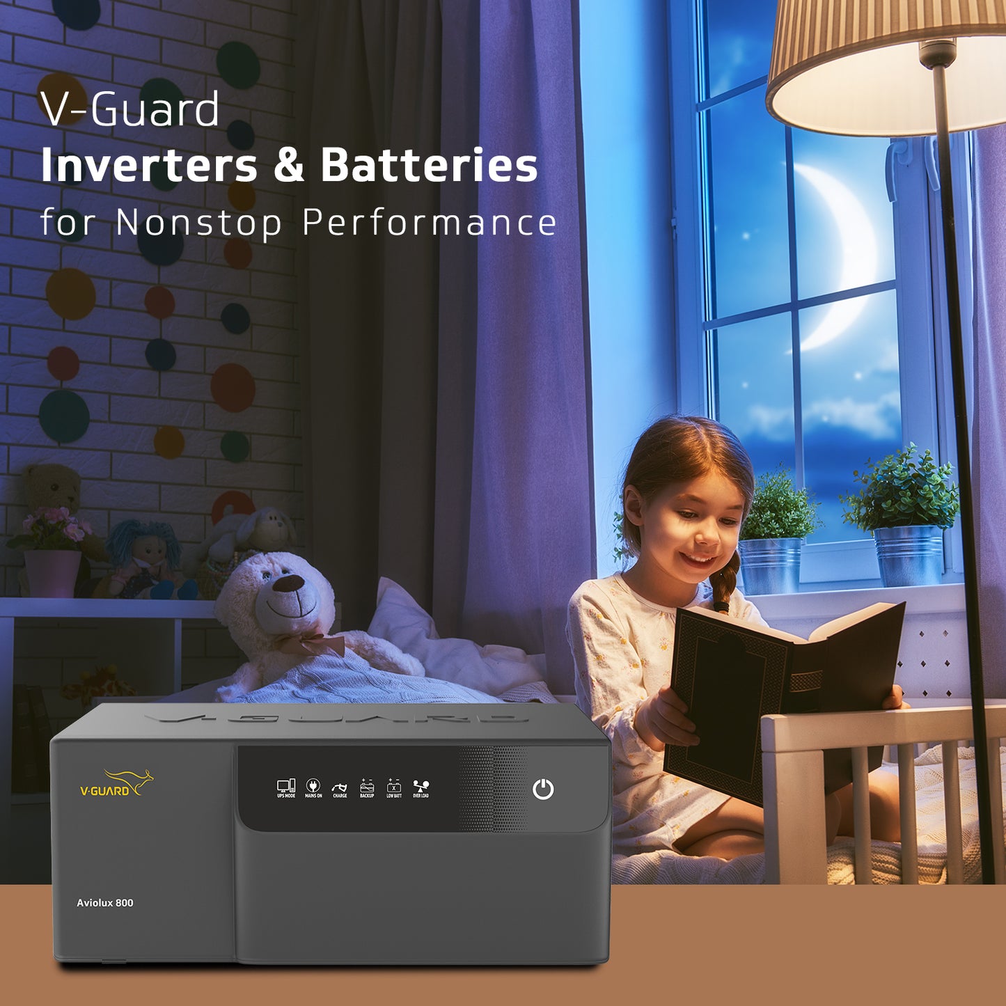 Aviolux 800 Square Wave 775VA Inverter for Home, Office, and Shop with 2 Year Warranty