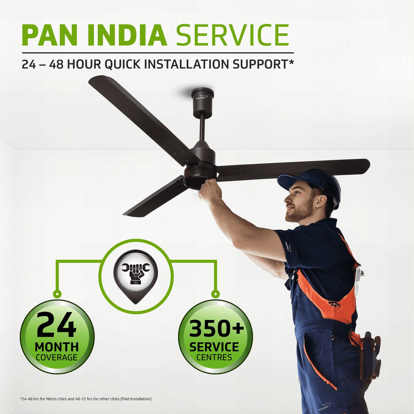 V-Guard Zenair Pro BLDC Ceiling Fan 1200 mm | BEE 5-Star Energy Saving | High-Speed BLDC Motor (370 RPM) | Remote Control with 6 Speeds, Wind & Reverse Modes |UI LED speed indicator | 2-Year Warranty | Matte Brown