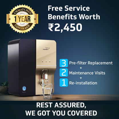 RequPro True High Recovery RO UV UF Copper Water Purifier with Stainless Steel Storage Tank, 9 Stage Purification