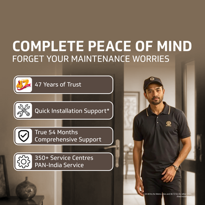 Exado Pro ES BLDC Ceiling Fan For Home, Anti Dust Coating, 5-Star Energy Saving, Remote Control, 100% Copper Motor, 1.2M (Choco Brown Matte)