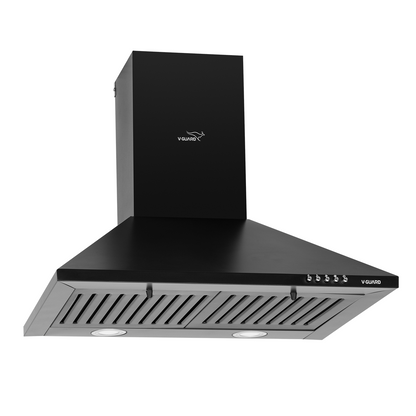 M10 Pro Chimney for Kitchen/Electric Chimney/High Suction Power of 900 m3/h | Push-Button Controls/Black Powder-Coated Baffle Filter/Low Noise/Keep Your Kitchen Clean and Smoke-Free