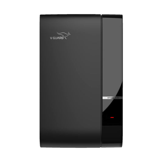 V-Guard Effino 2.25 TV Stabilizer | Applicable for Smart TVs up to 120 cm (47) +Set Top Box,Home Theatre/Gaming Console | 2.25 Ampere Capacity | Black