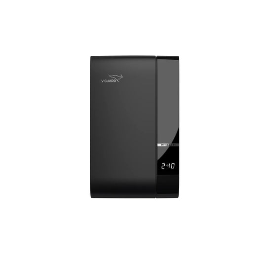 V-Guard Effino 1.3 DG TV Stabilizer | Applicable for Smart TVs up to 82 cm (32) +Set Top Box | 1.3 Ampere Capacity | Seven Segment Digital Display | Black