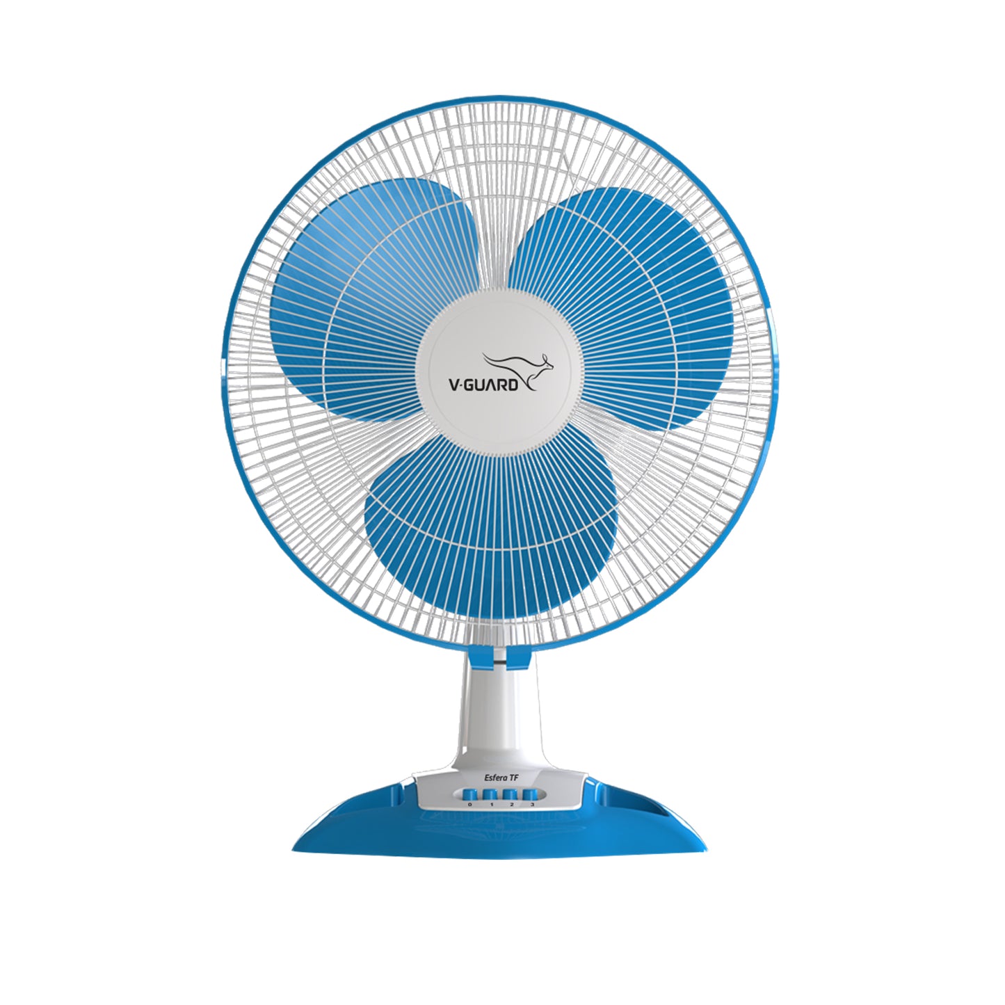 Esfera TF Table Fan, 1350 RPM, White Blue