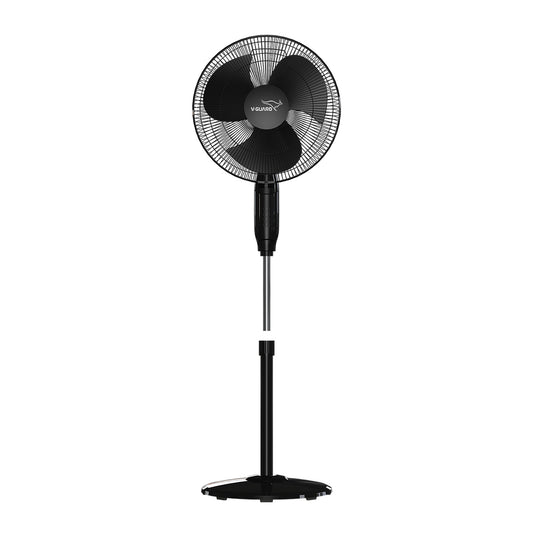 Gatimaan Pro HSP N High Speed Pedestal Fan, Black