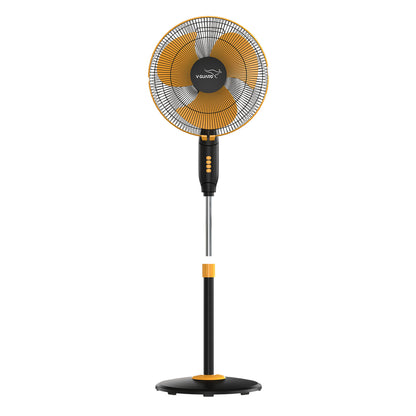 Gatimaan Pro HSP N High Speed Pedestal Fan, Orange Black