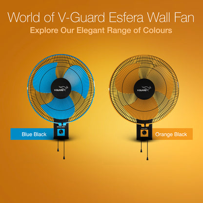 Gatimaan Pro HSW N High Speed Wall Fan, Orange Black