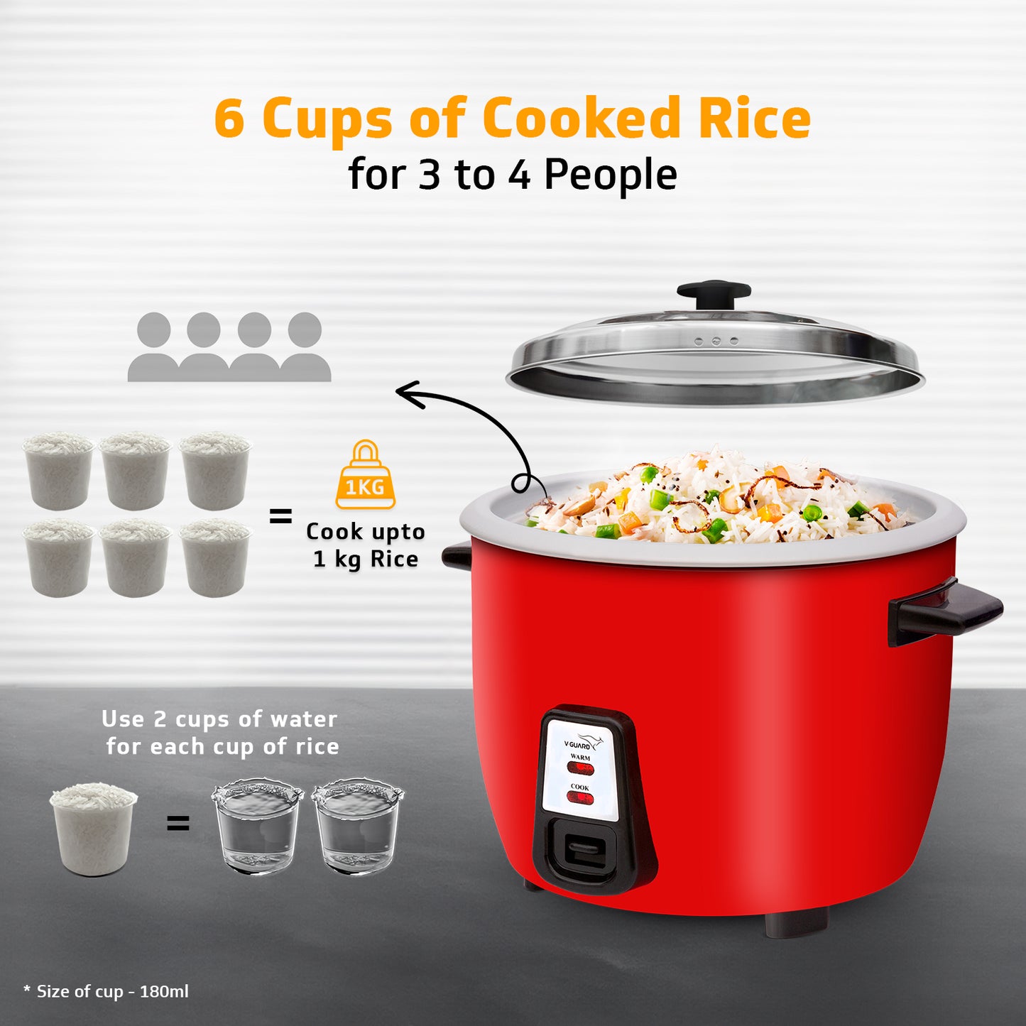 VRC 1.8 2CB Electric Rice Cooker