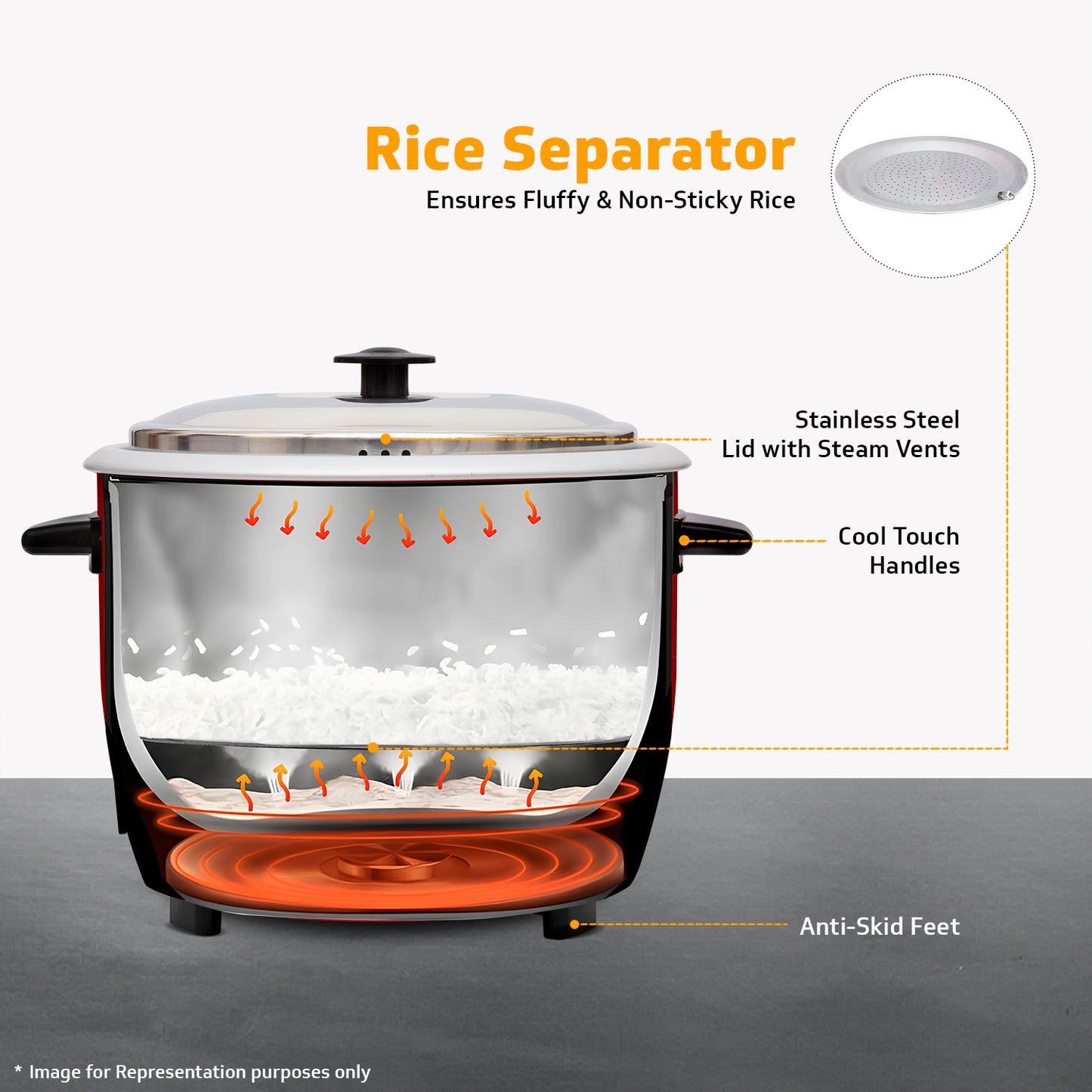 VRC 1.8 2CB Electric Rice Cooker