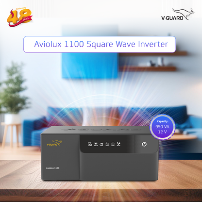 Aviolux 1100 Square Wave 950VA Inverter for Home, Office, and Shop with 2 Year Warranty