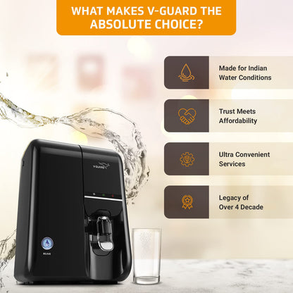 Rejive RO UF Water Purifier with Mineral Health Charger, Copper Protection and Stainless Steel Tank, 7 Stage Purification, Suitable for Water with TDS up to 2000 ppm