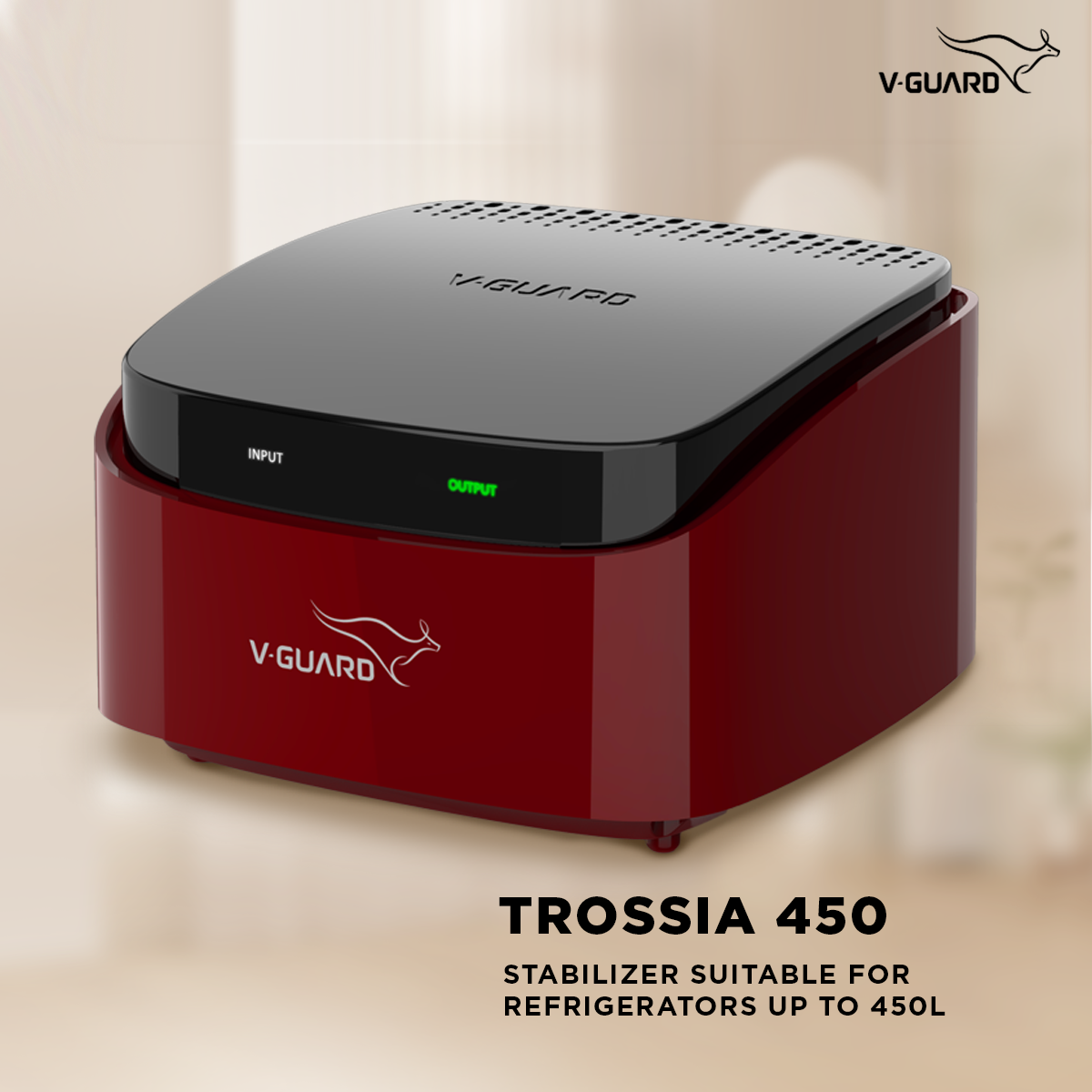 V-Guard Trossia 450 Stabilizer for Refrigerator up to 450 Litre