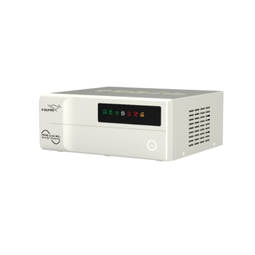 V-Guard Prime 1150 MiLi  Inverter for Home, Office & Shop | 1000VA / 12V Pure Sine Wave | Reliable Power Backup | LED Display | Easy Installation | 3-Year Warranty