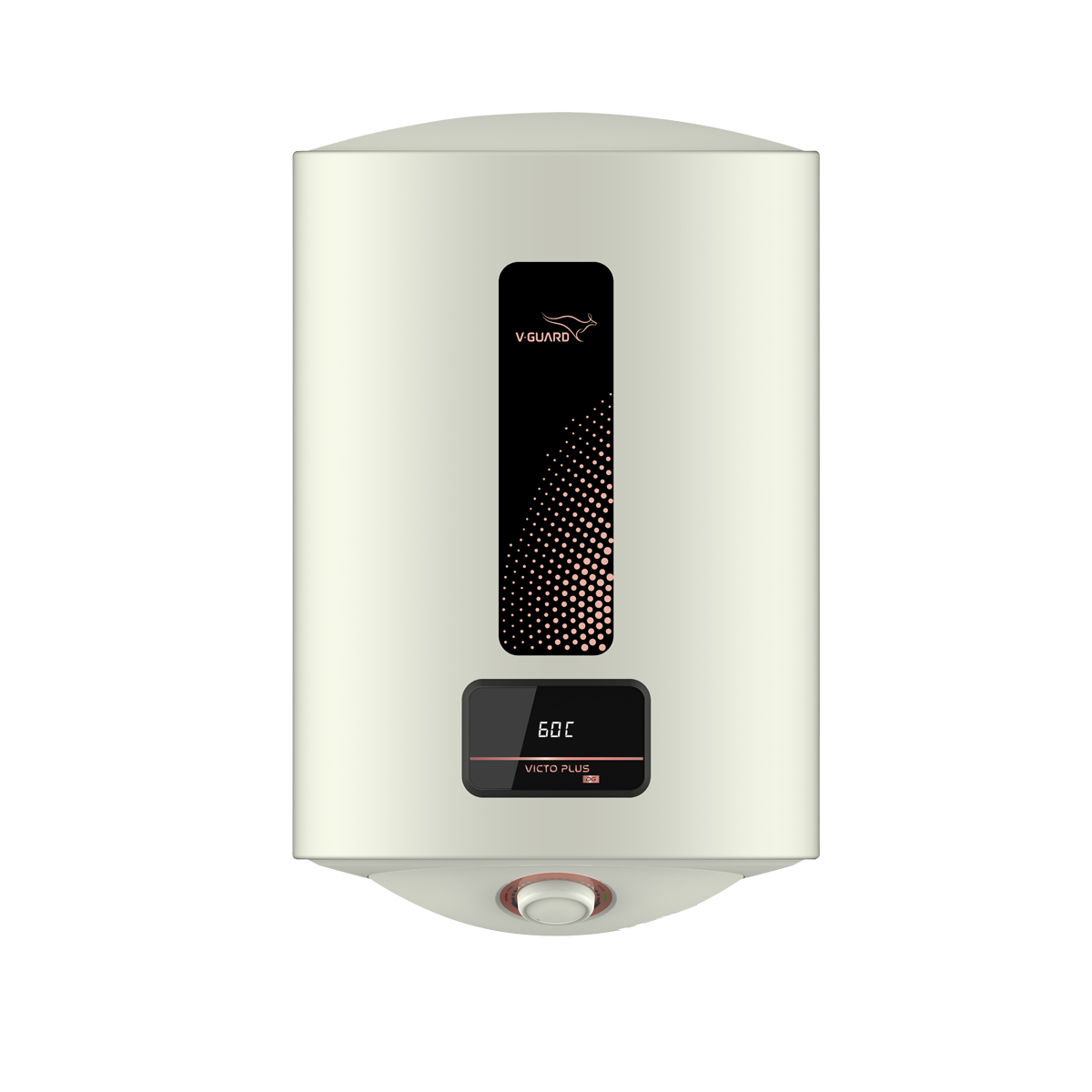 V-Guard Victo Plus DG Geyser 25 Litre Water Heater with Shock Prevention Module & Digital Display | High Energy Efficiency | Vitreous Enamel Coating | Free PAN India Installation & Connection Pipes