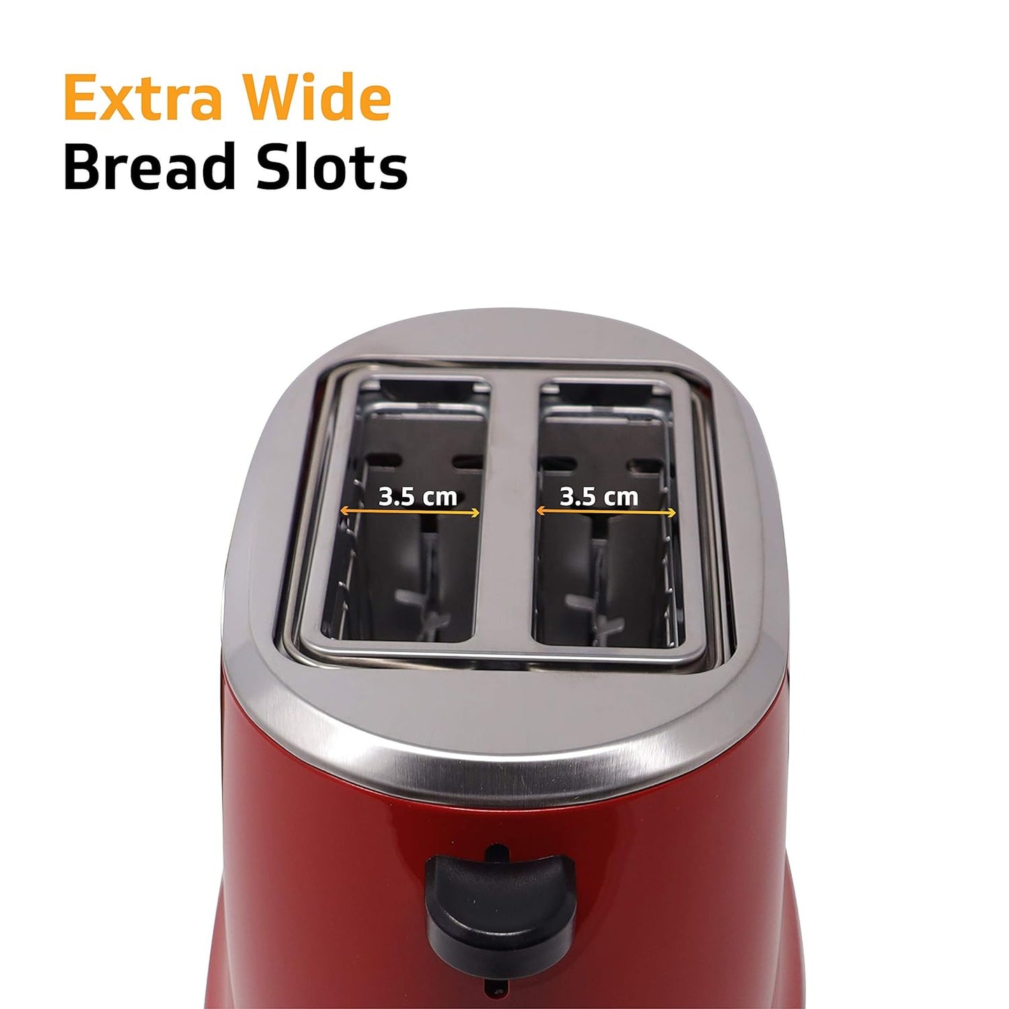 VT240 850 Watt 2-Slice Automatic Pop-Up Toaster with Bun Warmer, Variable Browning Levels and Defrost & Reheat Functions