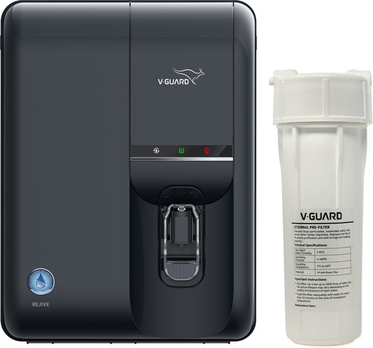 Rejive RO UF Water Purifier with Mineral Health Charger, 7 Stage Purification, Suitable for Water with TDS up to 2000 ppm