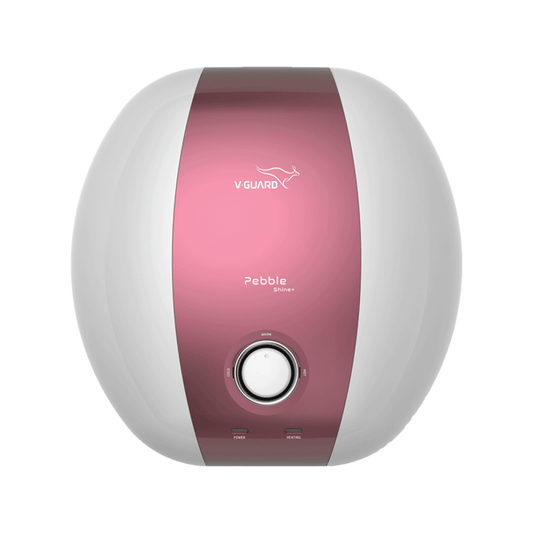 Pebble Shine Plus 25 L Water Heater with Rust Proof ABS Body and Safe Shock Module