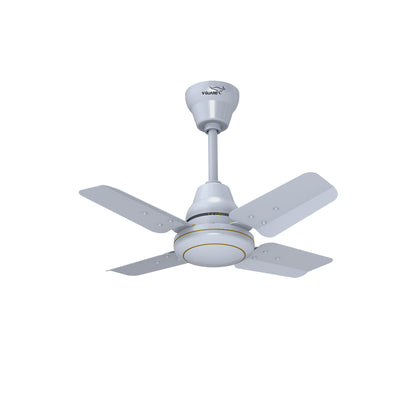 Windle Pro Plus High-Speed Ceiling Fan For Home | 100% Copper 830 RPM Motor | Powder-Coated Gloss Finish | 4 Blade Ceiling Fan | White | 60 cm