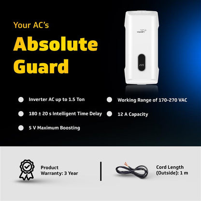 Trior iD400 AC Stabilizer for up to 1.5 ton Inverter AC (Working Range:170-270 V)