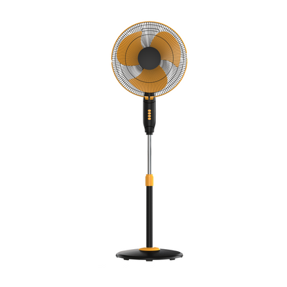 Gatimaan Pro HSP N High Speed Pedestal Fan, Orange Black