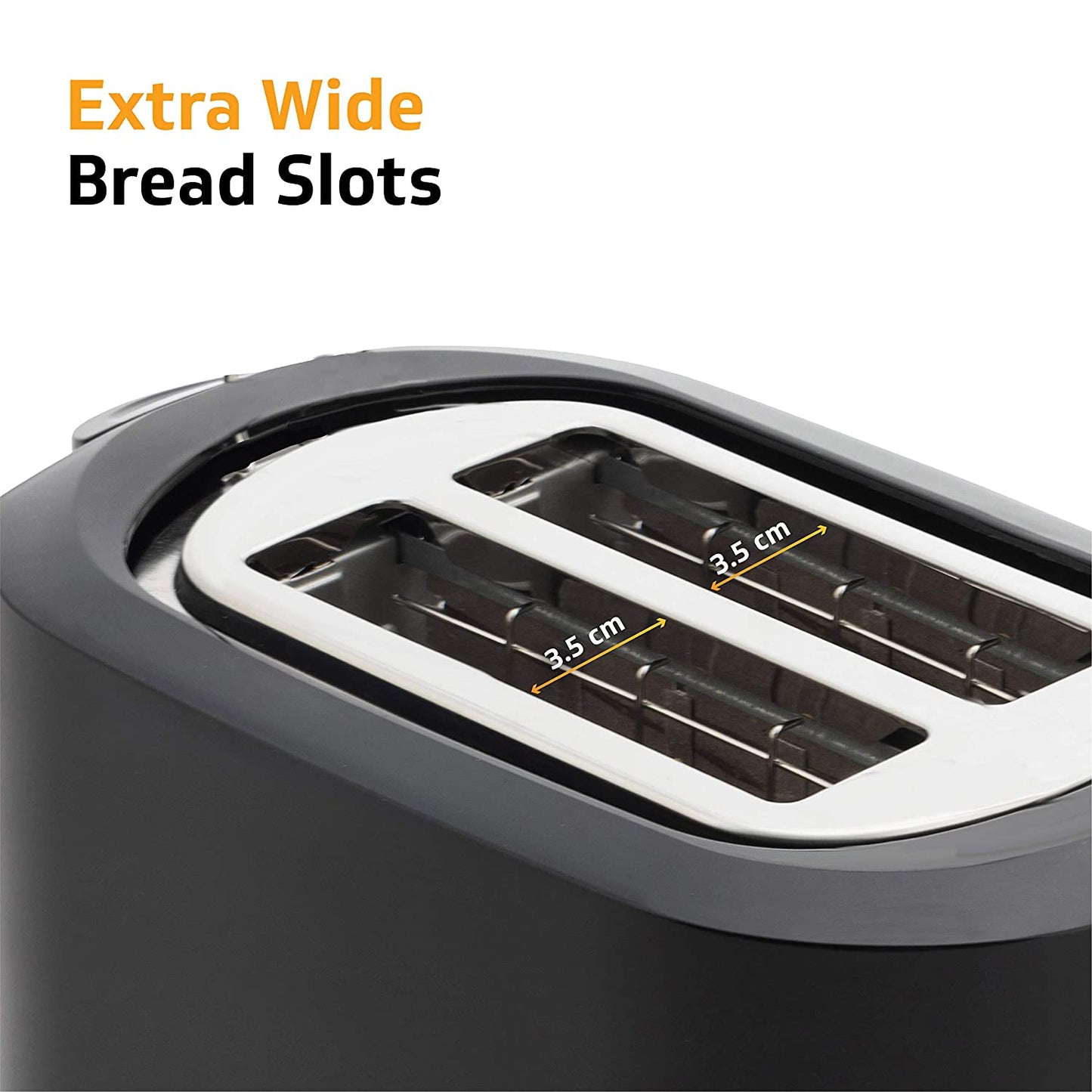 VT230 850 Watt 2-Slice Automatic Pop-Up Toaster with Bun Warmer, Variable Browning Levels and Defrost & Reheat Functions